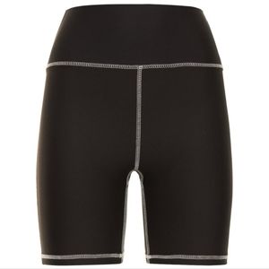 WEWOREWHAT Corset Biker Short Black - Size XS - NEW